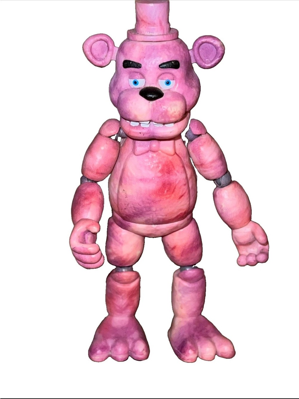 FNAF Tie dye Freddy Pink Action Figure Five Nights At Freddy’s Funko Toy